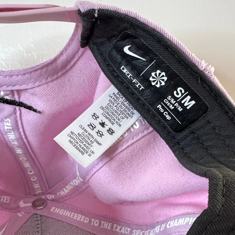 Nike Pink Logo Snapback Hat